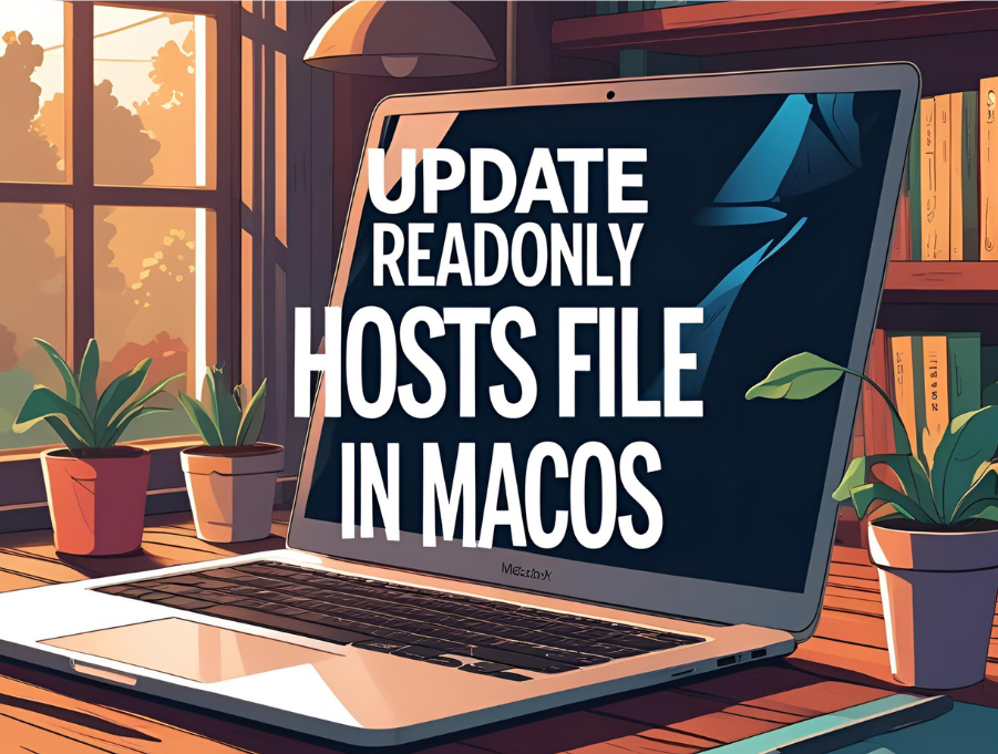 How to update readonly hosts file?