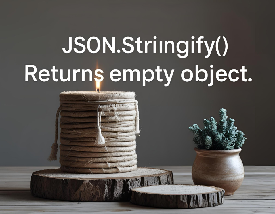 JSON.stringify() Returns Empty Object for Error